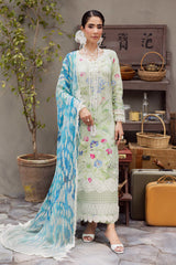 Daily Delights By Nureh Unstitched 3 Piece Emb and Printed Chikankari Lawn Suit-Nureh-DD-15