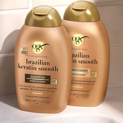 OGX, Shampoo, Ever Straightening+ Brazilian Keratin Smooth, 385ml