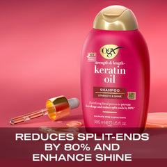 OGX, Shampoo, Anti-Breakage+ Keratin Oil, 385ml