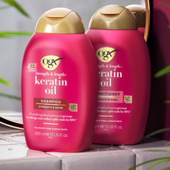 OGX, Shampoo, Anti-Breakage+ Keratin Oil, 385ml