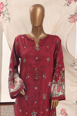 Sada Bahar Stitched 3 Piece Printed Lawn Vol-12 Suit-PR-1175-MAHROON