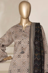 Sada Bahar Stitched 3 Piece Printed With Shalwar-Pr-3927-Skin