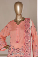 Sada Bahar Stitched 3 Piece Printed Lawn Vol-07 Suit-PR-991-PEACH