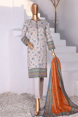 Summer Vibes By HZ Stitched 3 Piece Printed Lawn Vol-03 Collection'2024-PSL-415