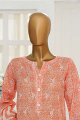 Printkari By HZ Stitched 3 Piece Chikankari Vol-06 Suit-PTR-3P-830