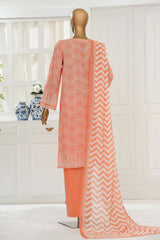 Printkari By HZ Stitched 3 Piece Chikankari Vol-06 Suit-PTR-3P-830