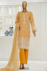 Printkari By HZ Stitched 3 Piece Chikankari Vol-06 Suit-PTR-3P-832