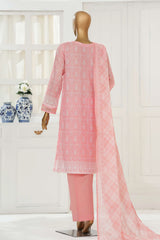Printkari By HZ Stitched 3 Piece Chikankari Vol-06 Suit-PTR-3P-833