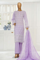 Printkari By HZ Stitched 3 Piece Chikankari Vol-06 Suit-PTR-3P-835