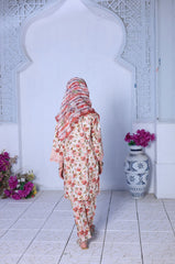 Mummmy & Me By Suntex Stitched 3 Piece Kids Emb Chikankari Lawn Suit-SH-2640