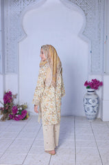 Mummmy & Me By Suntex Stitched 3 Piece Kids Emb Chikankari Lawn Suit-SH-2639