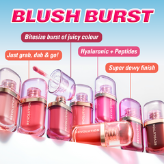 Revolution Superdewy Liquid Blush Burst Rose All Day Dusty Pink