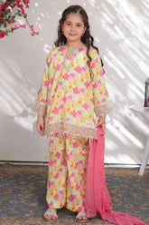 Sunehri Eid By Shanzey Stitched 3 Piece Lawn Edit Suit-SHK-6301