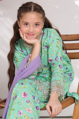 Sunehri Eid By Shanzey Stitched 3 Piece Lawn Edit Suit-SHK-6302