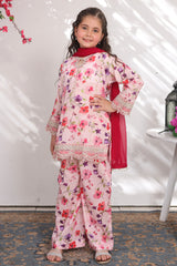 Sunehri Eid By Shanzey Stitched 3 Piece Lawn Edit Suit-SHK-6303