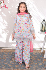 Sunehri Eid By Shanzey Stitched 3 Piece Lawn Edit Suit-SHK-6306