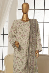 Bin Saeed Stitched 3 Piece Exc Printed Lawn Vol-02 Collection-SM-1761-Skin