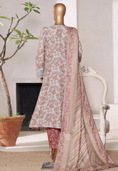 Bin Saeed Stitched 3 Piece Excusive Luxury Emb Frock Suit-SM-2568 PISTA