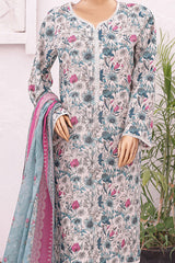 Bin Saeed Stitched 3 Piece Printed Lawn Vol-03 Collection'2024-SM-620-Multi