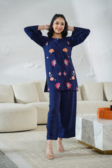 Sprinkles Stitched Emb 2 Piece Suit -Aurora Wrap