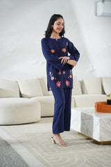 Sprinkles Stitched Emb 2 Piece Suit -Aurora Wrap