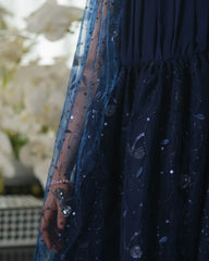 Sprinkles Stitched Formals Festive Kids-Midnight Veil - 1pc