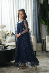 Sprinkles Stitched Formals Festive Kids-Midnight Veil - 1pc