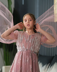 Sprinkles Stitched Formals Festive Kids-Rose Frost - 1pc