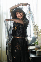 Sprinkles Stitched Formals Festive Kids-Starveil Noir - 3pcs