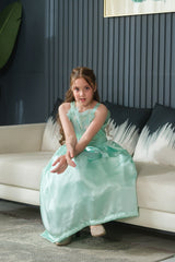 Sprinkles Stitched Formals Festive Kids-Seafoam Shimmer - 1pc