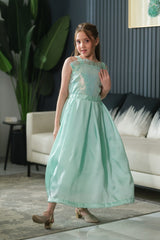 Sprinkles Stitched Formals Festive Kids-Seafoam Shimmer - 1pc