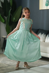 Sprinkles Stitched Formals Festive Kids-Seafoam Shimmer - 1pc