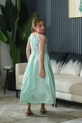 Sprinkles Stitched Formals Festive Kids-Seafoam Shimmer - 1pc