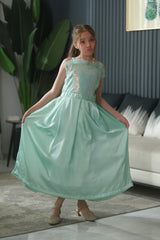 Sprinkles Stitched Formals Festive Kids-Seafoam Shimmer - 1pc