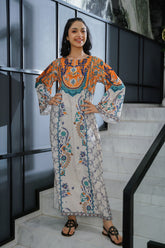 Sprinkles Stitched Summer Kaftan Kids-Celeste Pleated - 1pc