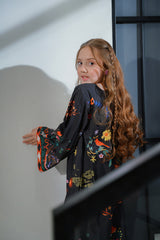 Sprinkles Stitched Summer Kaftan Kids-Mystic Brushstroke - 1pc