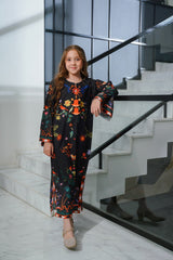 Sprinkles Stitched Summer Kaftan Kids-Mystic Brushstroke - 1pc