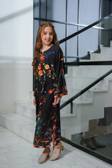 Sprinkles Stitched Summer Kaftan Kids-Mystic Brushstroke - 1pc