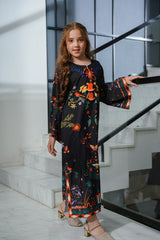 Sprinkles Stitched Summer Kaftan Kids-Mystic Brushstroke - 1pc
