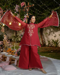 Sprinkles Stitched Formals Festive Kids-Anarkali - 3pcs