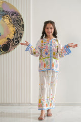 Sprinkles Stitched Co Ords Suit-Nature Scroll