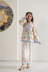 Sprinkles Stitched Co Ords Suit-Nature Scroll