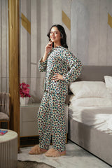 Sprinkles Stitched 2 Piece Night Suit-Wild Splash