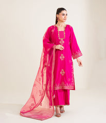 Sinopia Stitched 3 Piece Luxury Formals Suit-SSE26-001-Pink