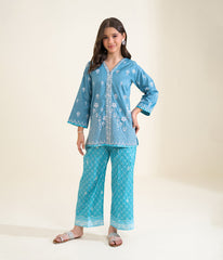 Sinopia Stitched 2 Piece Summer Kids Suit-SSK26-009-Sky Blue