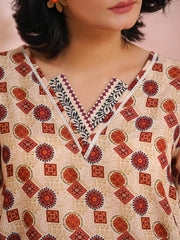 Tng By Md Stitched-Ajrak | Printed | 2 Piece | Stitched