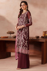 Mahrosh by Zarif Unstitched 3 Piece Formals Suit-MUF-02-Samrose