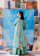 Zync By Florent Unstitched 3 Piece Printkari Lawn Suit-FZ-5B