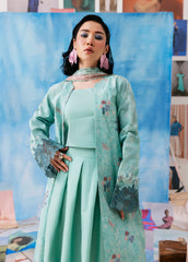 Zync By Florent Unstitched 3 Piece Printkari Lawn Suit-FZ-5B