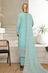 Sada Bahar Stitched 3 Piece Luxury Emb Spring Vol-05 Suit-MK-49-Ferozi
